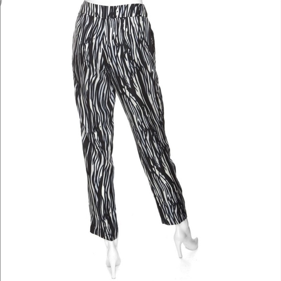 Rachel Zoe Pants - Rachel Zoe Zebra Print Ankle Pants Size 2